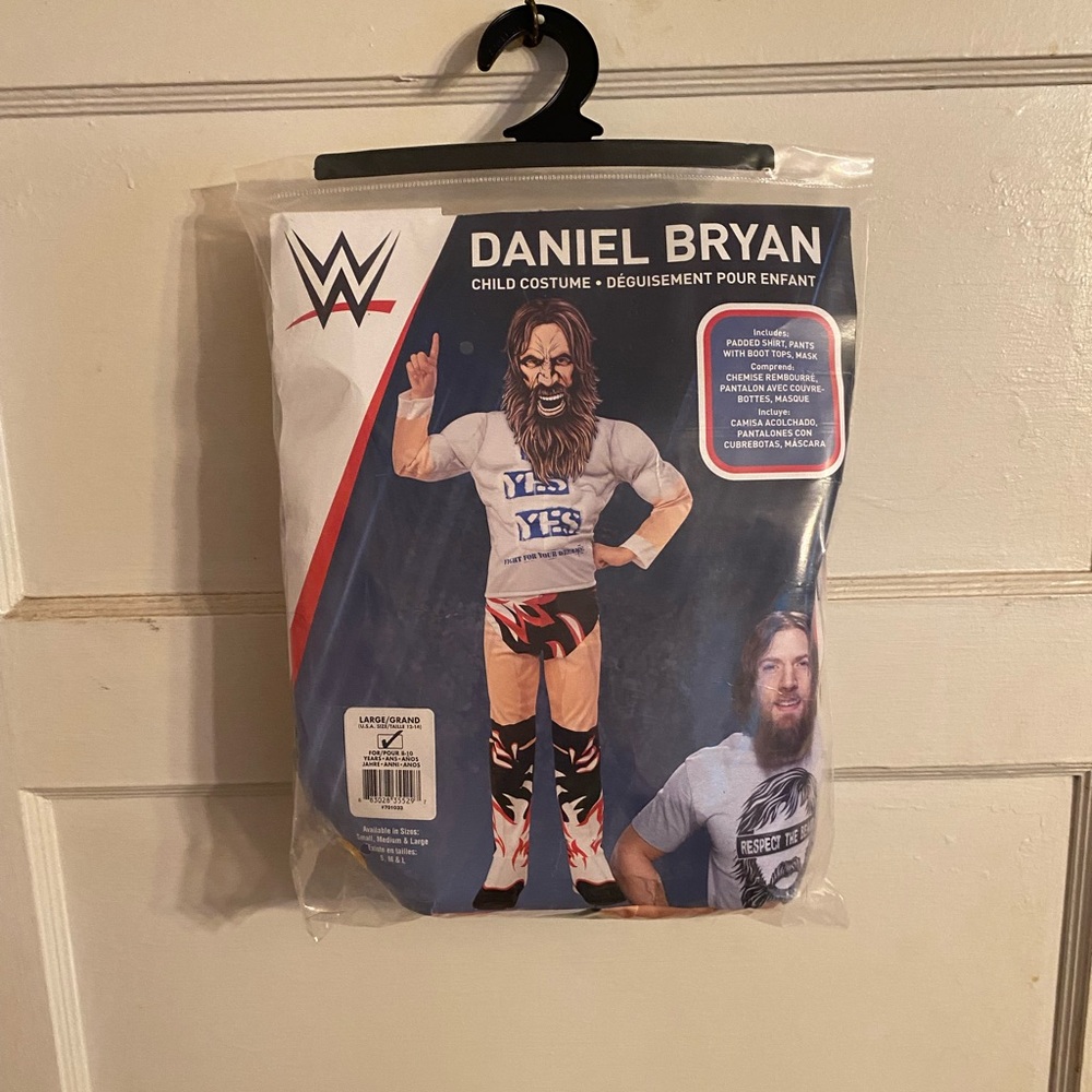 WWE Daniel Bryan Kids Costume White, Black, Red